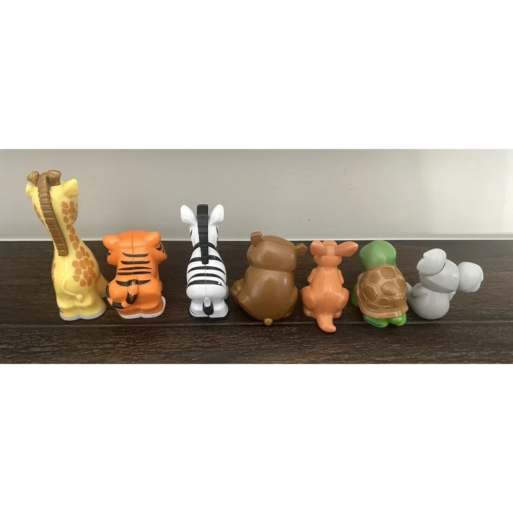 Fisher Price Little People Safari Friends Replacement Animals Lot 7 Figures Toys